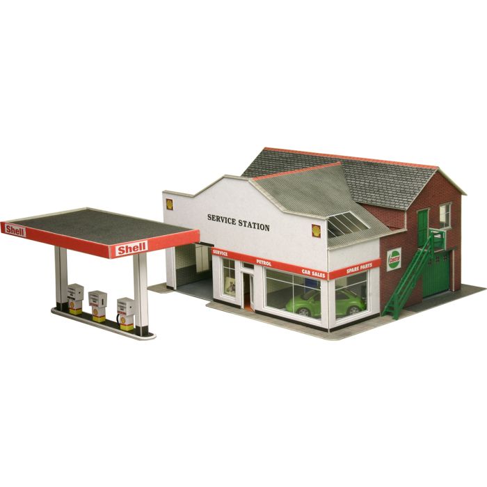 Metcalfe Models PO281 Service Station in OO scale from Model Railways Direct