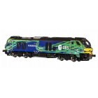 DRS Class 68 Bo-Bo, 68006, 'Pride of the North' DRS NTS Green Livery, DCC Ready