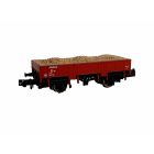 Private Owner (Ex BR) Grampus Wagon DB985730, Red Livery, Includes Wagon Load