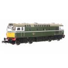 BR Class 27 Bo-Bo, D5415, BR Green (Small Yellow Panels) Livery, DCC Ready