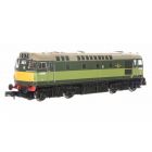 BR Class 27 Bo-Bo, D5382, BR Two-Tone Green (Small Yellow Panels) Livery, DCC Ready