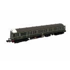BR Class 122 Single Car DMU E55012, BR Green (Speed Whiskers) Livery, DCC Ready