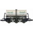 Private Owner 6 Wheel Milk Tanker 4430, 'United Dairies', White with Green Text Livery