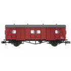 BR (Ex SR) CCT Covered Carriage Truck M527047, BR Maroon Livery