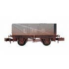LMS 7 Plank Wagon, End Door 302087, LMS Grey Livery, Includes Wagon Load, Weathered