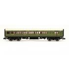 SR Maunsell Brake Composite Corridor 6565, SR Lined Maunsell Olive Green Livery