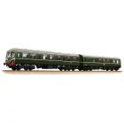 BR Class 105 2 Car DMU (E51291 & E56449), BR Green (Speed Whiskers) Livery, DCC Ready