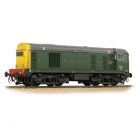BR Class 20/0 Headcode Box Bo-Bo, 8156, BR Green (Full Yellow Ends) Livery, Weathered, DCC Ready