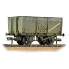 BR 16T Steel Mineral Wagon, Slope Sided B7433, BR Grey (Early) Livery, Weathered