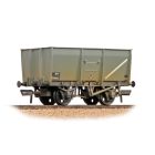 BR 16T Steel Mineral Wagon, Slope Sided B7464, BR Grey Livery, Weathered