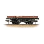 BR 1 Plank 'Lowfit' Wagon B450166, BR Bauxite (Late) Livery, Weathered