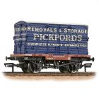 BR Conflat Wagon B708037, BR Bauxite (Early) Livery with 'Pickfords' BD Container, Includes Wagon Load