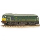 BR Class 24/1 Disc Headcode Bo-Bo, D5053, BR Two-Tone Green (Small Yellow Panels) Livery, Weathered, DCC Ready