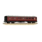 BR (Ex GWR) Hawksworth 63' Brake Second Corridor W1772W, BR Maroon Livery