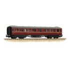 BR (Ex GWR) Hawksworth 63' Composite Corridor W7818W, BR Maroon Livery