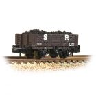 SR 5 Plank Wagon, with Wooden Floor 11275, SR Brown (Post 1936) Livery, Includes Wagon Load