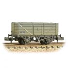 BR 7 Plank Wagon, End Door P153290, BR Grey (Early) Livery, Weathered