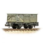 BR 16T Steel Mineral Wagon, Top Flap Doors B168339, BR Grey Livery, Weathered