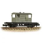 BR (Ex SR) 25T 'Pill Box' Brake Van Right Hand Duckets S56338, BR Grey (Early) Livery