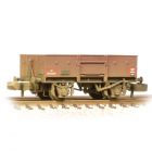 BR (Ex LNER) 13T Steel Open Wagon, with Chain Pockets B483417, BR Bauxite (Early) Livery, Weathered