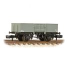 BR (Ex LNER) 13T Steel Open Wagon, with Smooth Sides & Wooden Door E279122, BR Grey (Early) Livery