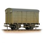 BR (Ex SR) 12T Ventilated Van Planked 2+2 M523409, BR Grey (Early) Livery, Weathered