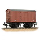 BR (Ex LNER) 12T Ventilated Van, Corrugated Steel Ends E257073, BR Bauxite (Early) Livery