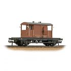 BR (Ex SR) 25T 'Pill Box' Brake Van Right Hand Duckets S55569, BR Bauxite (Early) Livery, Weathered