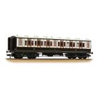 LNWR LNWR 50' Arc Roof Coaches Diag 138 Corridor Tri-Composite 1082, LNWR Dark Claret & White Livery