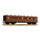 M&GM (Ex LNWR) LNWR 50' Arc Roof Coaches Diag 138 Corridor Composite 83006, M&GN Brown Livery