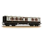 LNWR LNWR 50' Arc Roof Coaches Diag 316 Corridor Brake Composite 1675, LNWR Dark Claret & White Livery