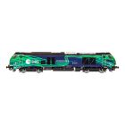 DRS Class 68 Bo-Bo, 68006, 'Pride of the North' DRS NTS Green Livery, DCC Ready