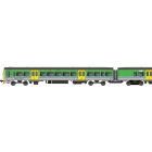 BR Class 323 3 Car EMU 323221 (65021, 77241 & 64021), BR Regional Railways (Blue, Green & Grey) Centro WMPTE Livery Heritage Repaint, DCC Fitted