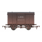 LMS 12T Ventilated Van 155035, LMS Bauxite Livery, Weathered