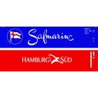 40ft Containers 'Hamburg Sud' 533057 6 & 'Safmarine' 035091 2