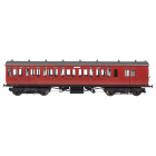 BR (Ex GWR) GWR Toplight Mainline City Brake Second 3758, BR Maroon Livery, DCC Ready