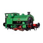 Private Owner Hawthorn Leslie 0-4-0 Saddle Tank 0-4-0ST, 4, 'Asbestos' 'Turner Brothers' Lined Green Livery, DCC Fitted
