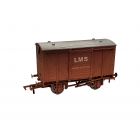 LMS 12T Ventilated Van 155011, LMS Bauxite Livery, Weathered