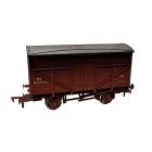 BR (Ex GWR) 8T Fruit Mex Wagon B833332, BR Bauxite Livery, Weathered
