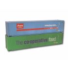 45ft Containers High Cube 'Argos' & 'Co-operative' Weathered