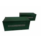 20ft Containers 'EISU' 75951-5 & 01151-3 Weathered