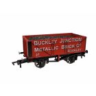 Private Owner 7 Plank Wagon, 10' Wheelbase 27, 'Buckley Junction Metallic Brick Co', Red Livery, Includes Wagon Load