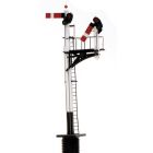 Motorised Semaphore Signal, GWR Home Junction Right Hand, Square Post