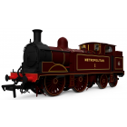 Metropolitan Railway Metropolitan Railway 'E' 0-4-4T, No. 1, Metropolitan Railway Red Livery 2013-Present Preserved Livery, DCC Ready