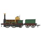 Ruston Diesels (Ex L&M) Lion 0-6-0, 'Lion' Ruston Green with Black Frames Livery, DCC Sound