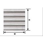 Pattern Sheet PS-26 Corrugated Siding W:175mm L:275mm (Pack of 2)