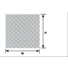 Pattern Sheet PS-150 Double Diamond Plate W:175mm L:275mm (Pack of 2)