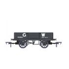 GWR 4 Plank Wagon, Diag. 021 74563, GWR Grey (large GW) Livery (Large GW Livery)