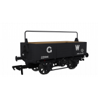 GWR 5 Plank Wagon GWR Diag O15 22194, GWR Grey (large GW) Livery with Sheet Rail