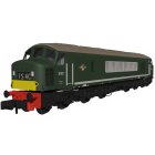 BR Class 46 Centre Headcode 1Co-Co1, D182, BR Green (Small Yellow Panels) Livery, DCC Ready